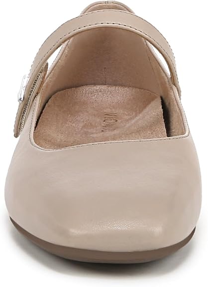 VIONIC Women's Alameda Leather Mary Jane Shoes in Oatmeal - 5M