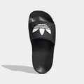 adidas Kids' Adilette Lite Sandals - Core Black/White - Size: 4