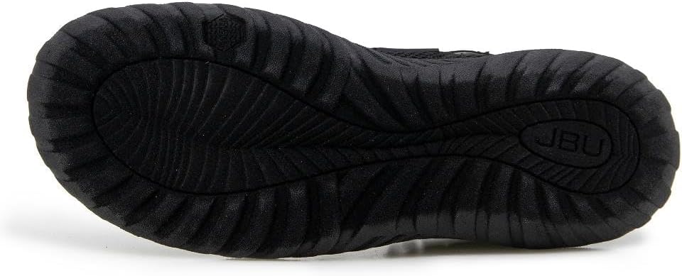 JBU by Jambu Women's Maya Water Ready Flat - Black/Off-White - 8M