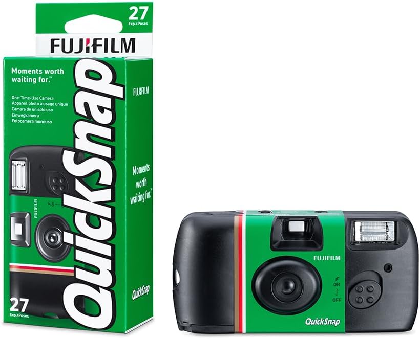 Fujifilm Quick Snap Flash 400 One-Time-Use Camera - 27 Exposures