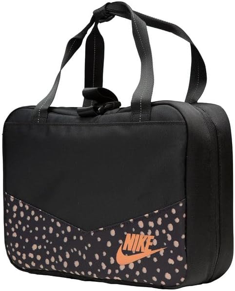 Nike Futura Square Lunch Bag, Black with Logo Design-New