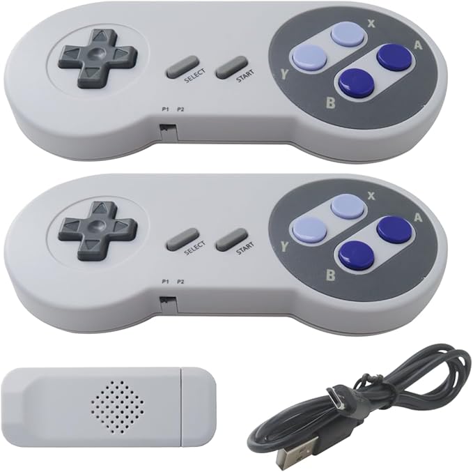 SF900 for NES Retro Video Game Console HD Game Stick 5000 Games with 2X Wireless Controllers