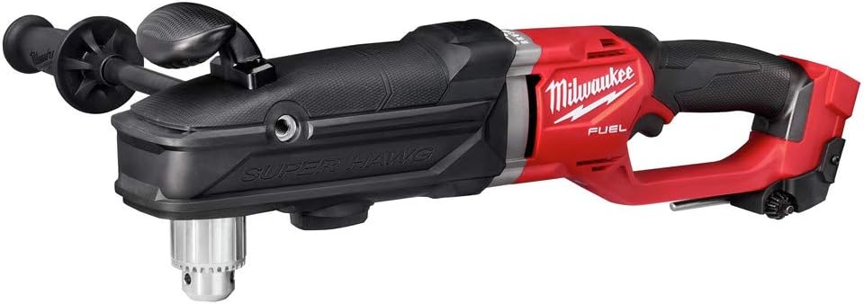 Milwaukee 2809-20 M18 FUEL 18-Volt Lithium-Ion Brushless Cordless GEN 2 Super Hawg 1/2 in. Right Angle Drill (Tool-Only)