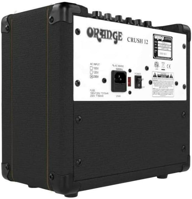 Orange Crush 12-12W 6" Guitar Amplifier and Speaker Combo, Black