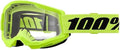 100% STRATA 2 Goggles Neon Yellow - Clear Lens