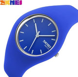 SKMEI Watches for Young Women Lady Sports Silicone Band Waterproof Fashion Casual Simple Quartz(NEW, OPEN BOX)