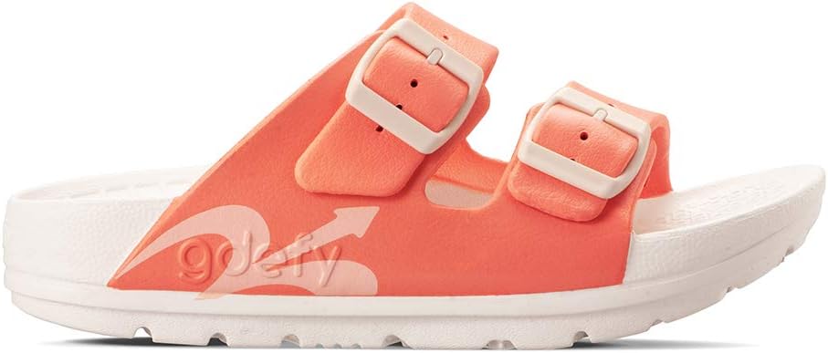 Gravity Defyer G-Defy Women's Wide Width Recovery Slides – Arch Support Sandals with Plantar Fasciitis Relief, Adjustable Double Buckle, and Thick Sole for Enhanced Comfort Size: 8