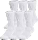 Under Armour Unisex Adult Training Cotton Crew Socks - 6 Pack