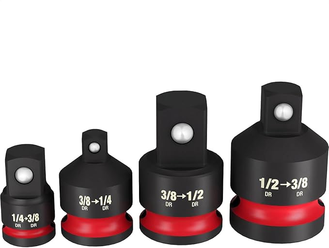Milwaukee Electric - Shockwave IMP Duty 1/4-1/2DR Adapter Set