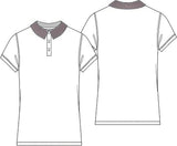 Classroom School Uniforms Short Sleeve Fitted Interlock Polo CR858X (Junior Girls) - Gold