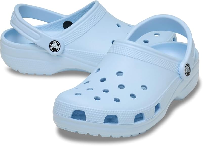 Crocs Unisex-Adult Classic Clog, Blue Frost, 11 Women/9 Men