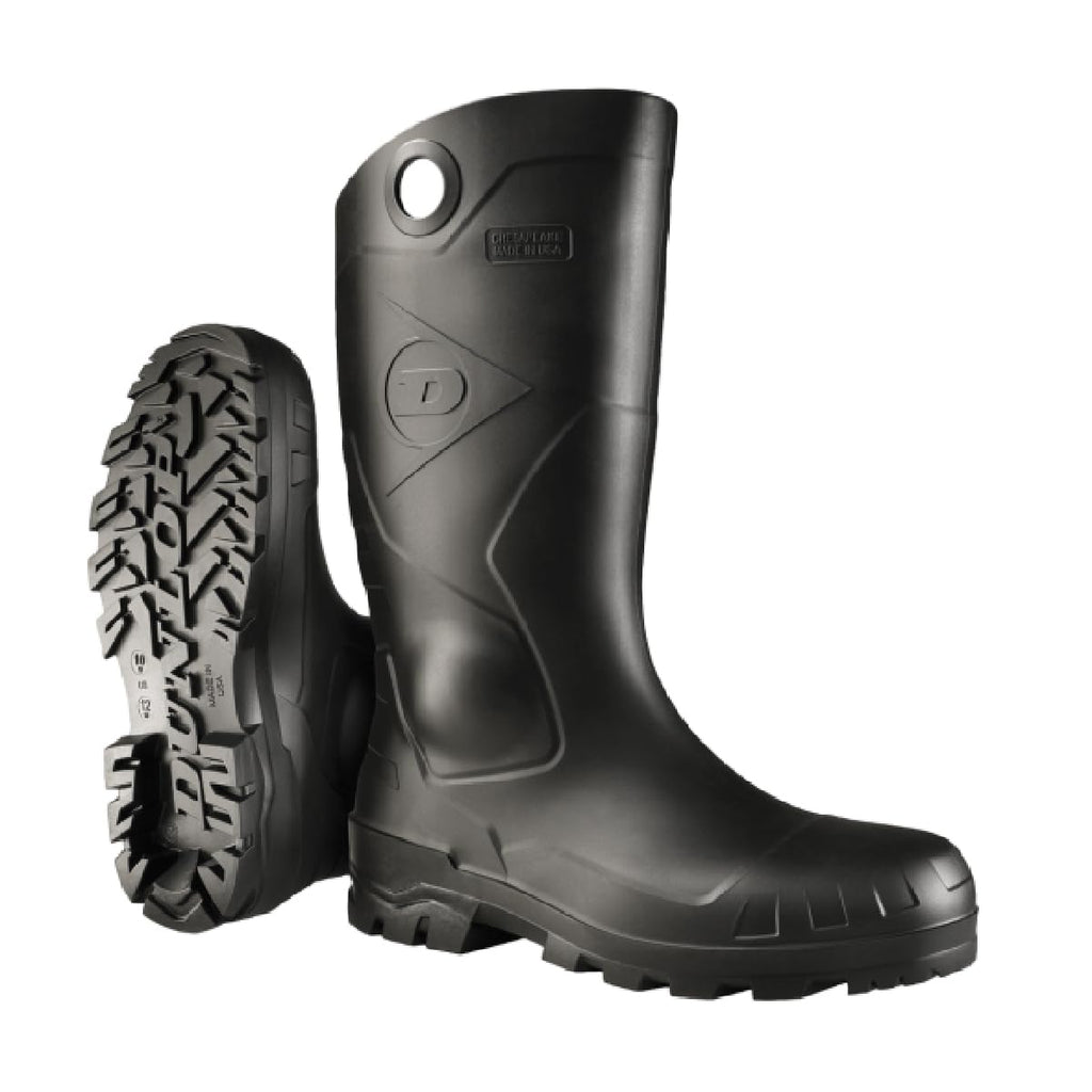 Dunlop Chesapeake 14" Safety ST - Steel Toe Waterproof Work Boots – Black - Size: Men 9M/Women 11W