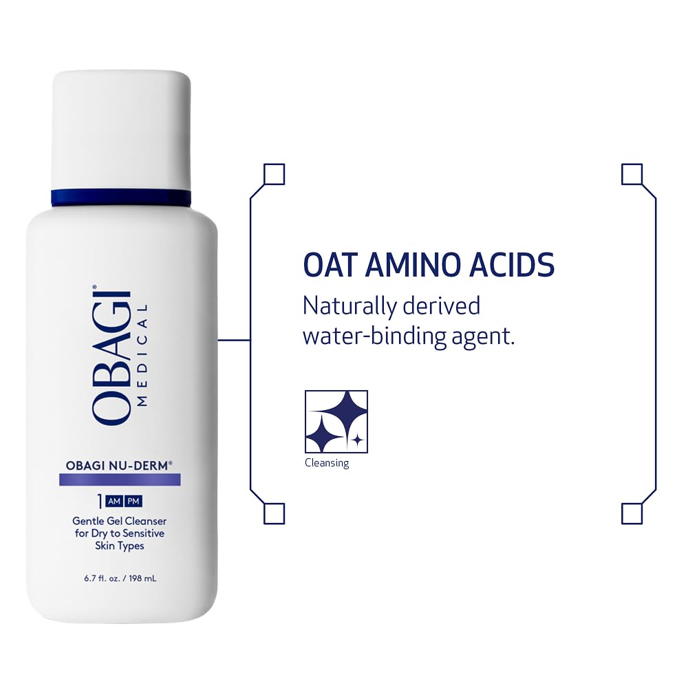 Obagi Nu-Derm® GENTLE GEL CLEANSER / 6.7 Oz. (AM-PM) – Keevado Store