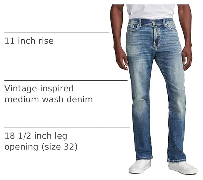 Lucky Brand Men's Easy Rider Bootcut Jean - Glimmer - Size 32x32