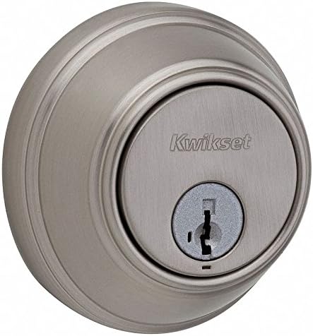 Kwikset 816-15S Key Control Deadbolt Smart Key Satin Nickel Finish