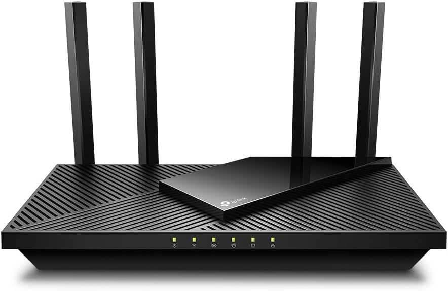 TP-Link AX1800 WiFi 6 Router V4 (Archer AX21) – Dual Band Wireless Internet Router, Gigabit Router, Easy Mesh, Works with Alexa - A Certified for Humans Device (NEW, OPEN BOX)