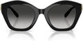 COACH Sunglasses HC 8421 U 50023C Black/Grey Gradient Polyamide Standard