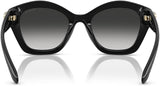 COACH Sunglasses HC 8421 U 50023C Black/Grey Gradient Polyamide Standard