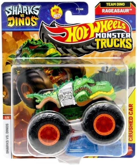 Hot Wheels Monster Trucks Sharks vs Dinos