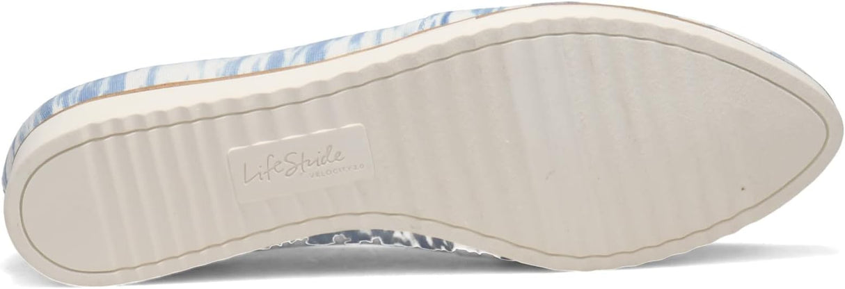 LifeStride Bloom Slip on Shoes for Women - Blue - Size 7 W