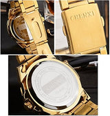 CHENXI Gold Wrist Watch Men Watches Top Brand Luxury Fashion Golden Quartz Wristwatch (OPEN BOX)