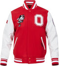 Pro Standard Mens College Classic Chenille Wool Varsity Jacket  OHIO STATE LG