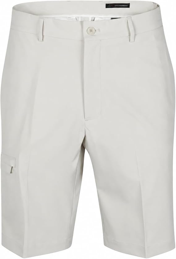 Greg Norman Men's Tech Cargo Golf Short, 10" Inseam - 35 Regular
