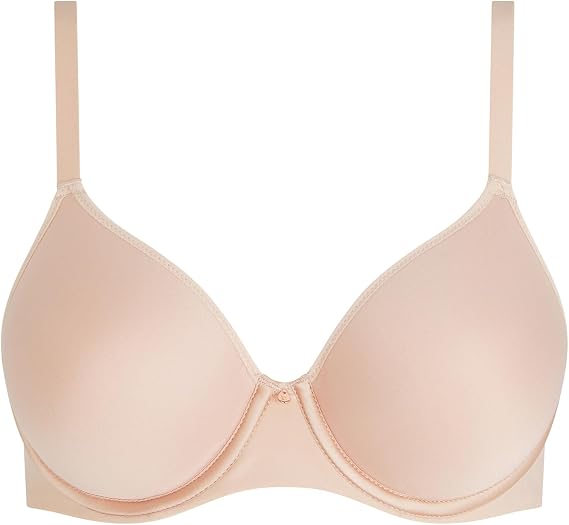 Chantelle Women's Comfort Chic Back Smoothing T-Shirt Bra (C18JNV-ORG) - Rose - Size 38D