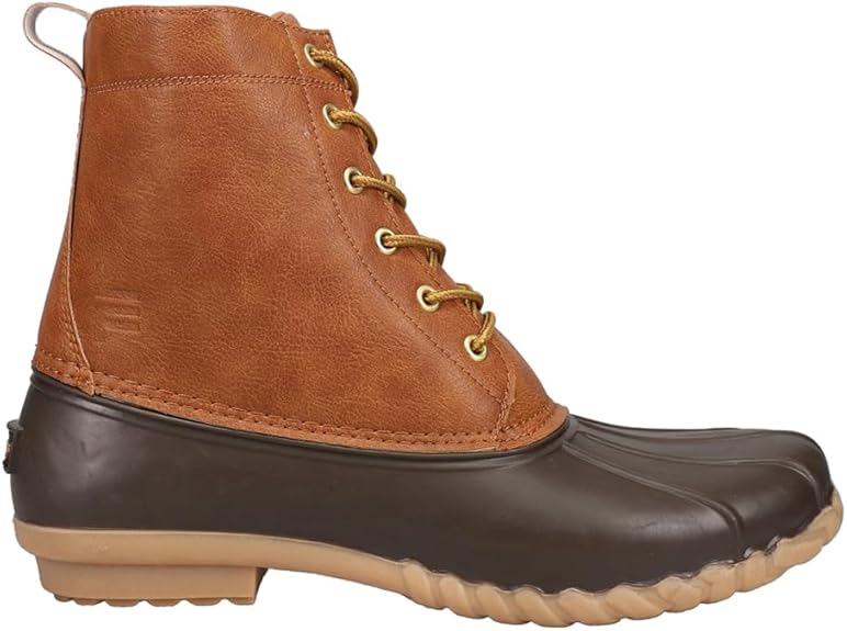 LONDON FOG Mens Seth Duck Casual Boots Ankle - Brown - Size 9 M