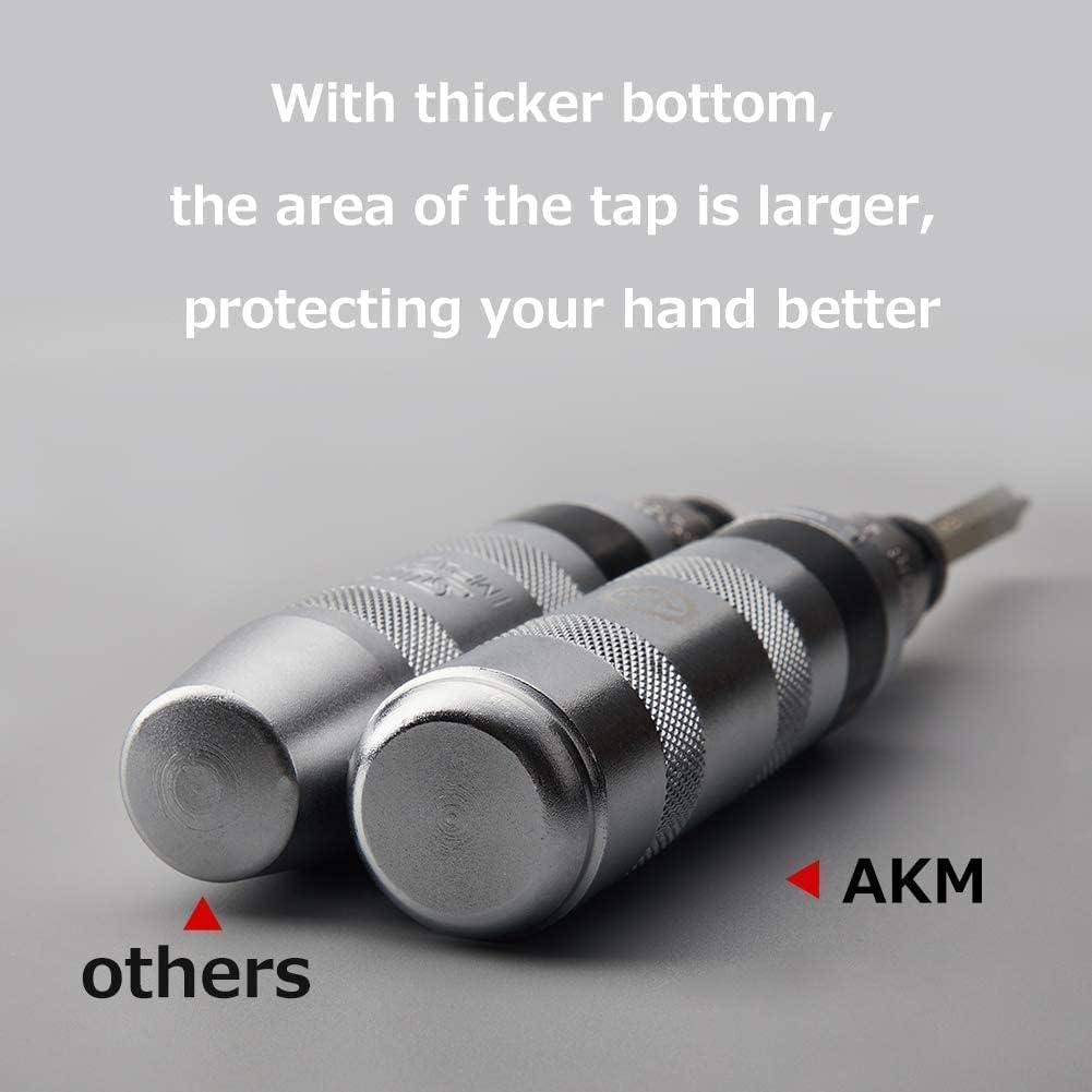 AKM Hand Manual Reversible Impact Driver Set (1/4" Driver) (OPEN BOX)