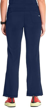 Cherokee Infinity Women Scrubs Pant with Straight Leg, Drawstring with Stretch & 4 Pockets - 1123A - Navy - Large
