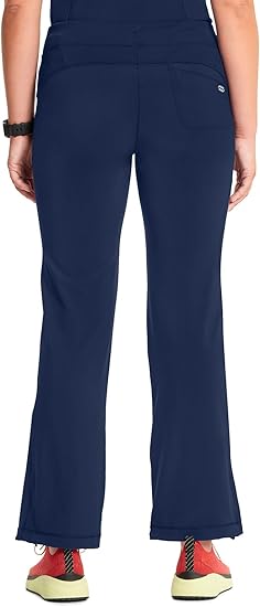 Cherokee Infinity Women Scrubs Pant with Straight Leg, Drawstring with Stretch & 4 Pockets - 1123A - Navy - Large