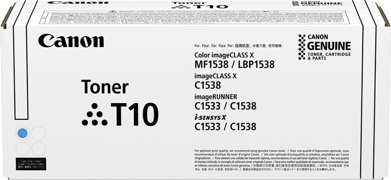 Genuine Canon (T10) Cyan High Yield Toner Cartridge Blue