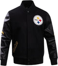 Pro Standard Mens NFL Classic Varsity Jacket PITTSBURGH STEELERS  LG