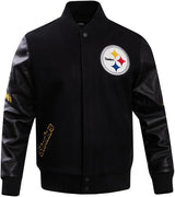 Pro Standard Mens NFL Classic Varsity Jacket PITTSBURGH STEELERS  LG