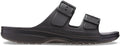 Crocs Mens Classic Saturday Slide, Black, 10 Medium