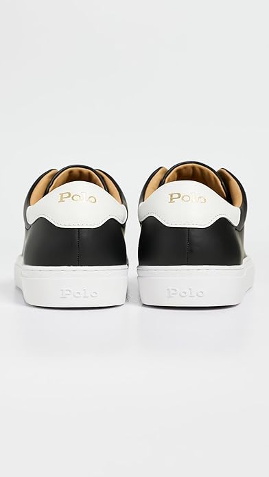 POLO RALPH LAUREN Men's Jermain Ii Leather Sneakers Size: 10