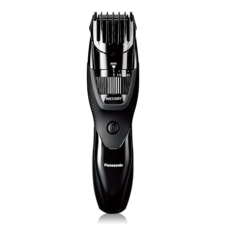 Panasonic Cordless Men's Beard Trimmer With Precision Dial, Adjustable 19 Length Setting, Rechargeable Battery, Washable - ER-GB42-K (Black)