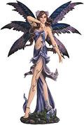 GSC Purple Fairy Garden Fantasy Statue 29"