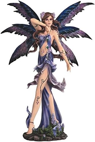 GSC Purple Fairy Garden Fantasy Statue 29"