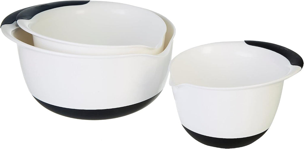 Oxo 3 Piece Mixing Bowl Set Plastic Asst, 3 EA