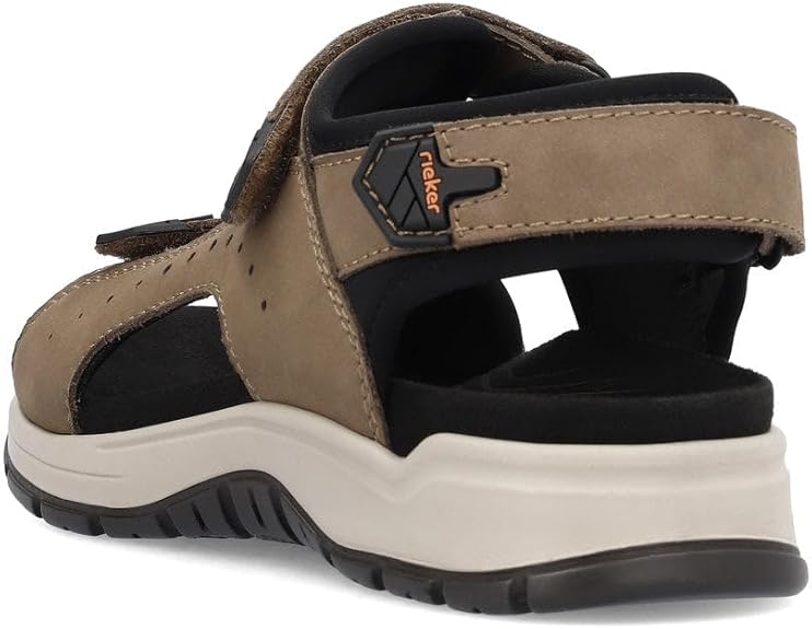 Rieker Claas 51 Men's Brown/Terra/Schwarz Hiking Sandals (Size: US 10 - EUR 43)