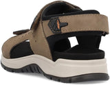 Rieker Claas 51 Men's Brown/Terra/Schwarz Hiking Sandals (Size: US 10 - EUR 43)