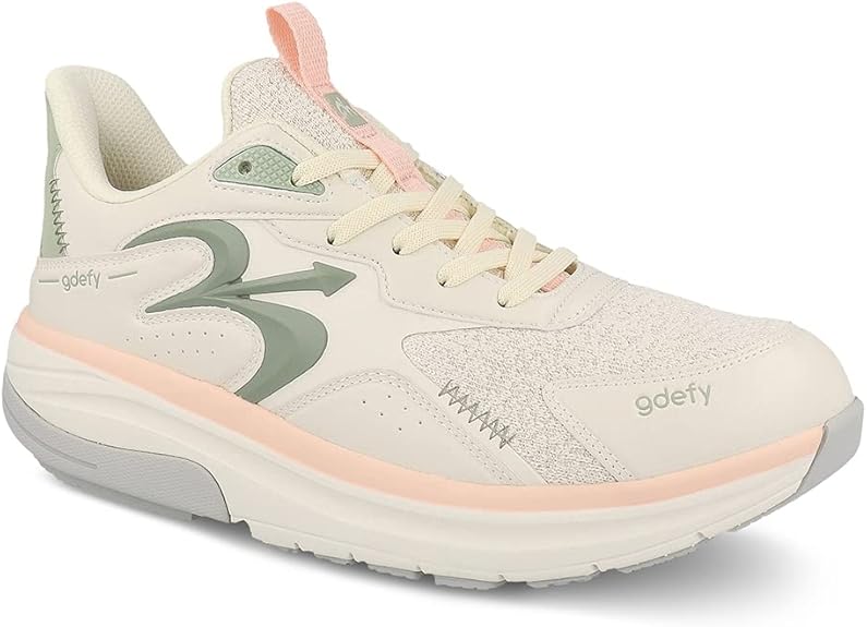 g-defy Energiya Cross Training Shoes for Women - Gray/Pink - Size: 7 M