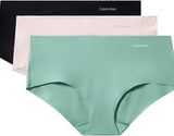 Calvin Klein Invisibles Hipster Multipack Panty - Green/Pink/Black - Large