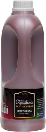 Creative Inspirations Acrylic Paint  - 1.8 Liter - Smooth & Creamy Consistency, Vibrant Pigmentation, Great Coverage for Artists - Clean Up with Soap & Water