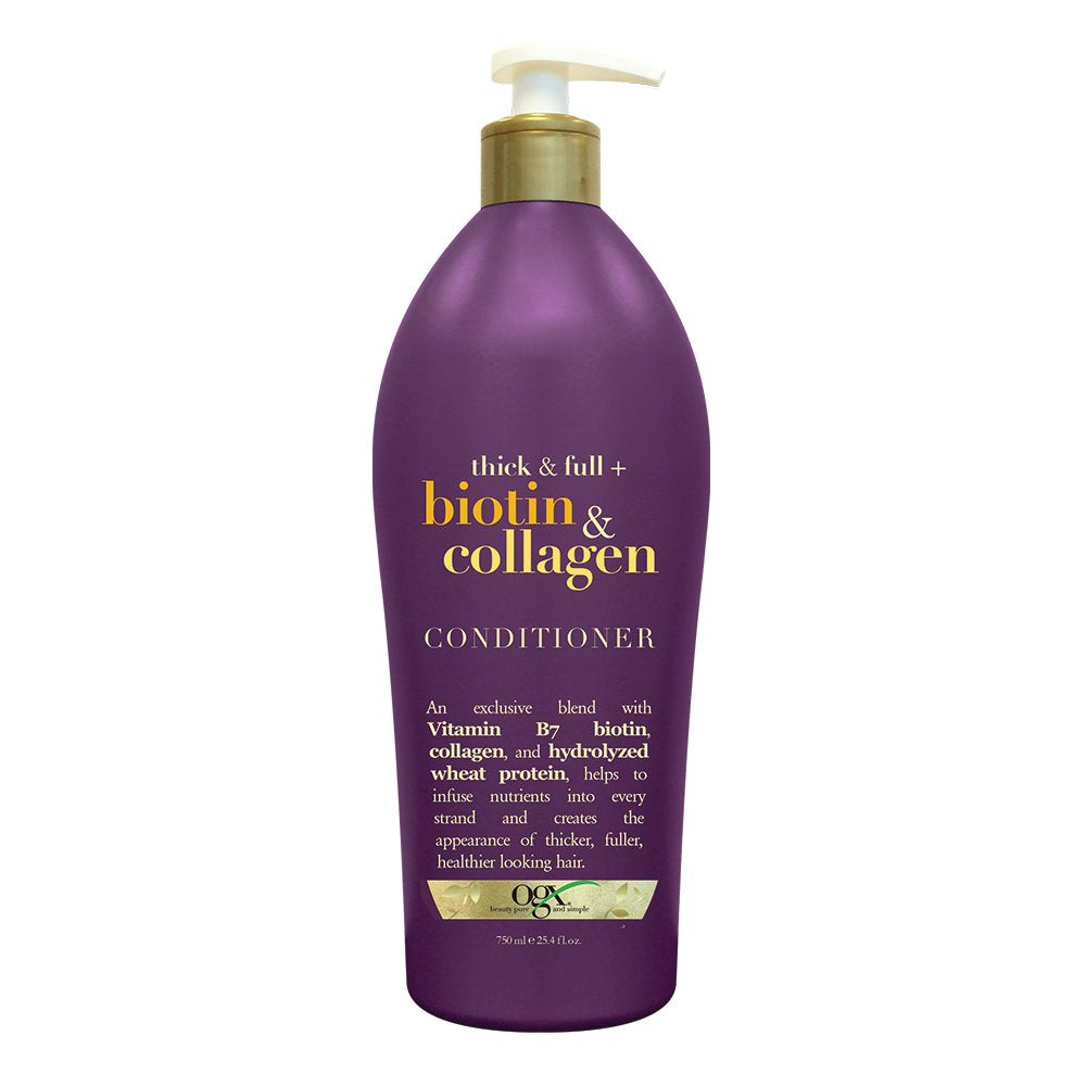 OGX Thick & Full + Biotin & Collagen Conditioner Salon Size - 25.4 fl. oz.