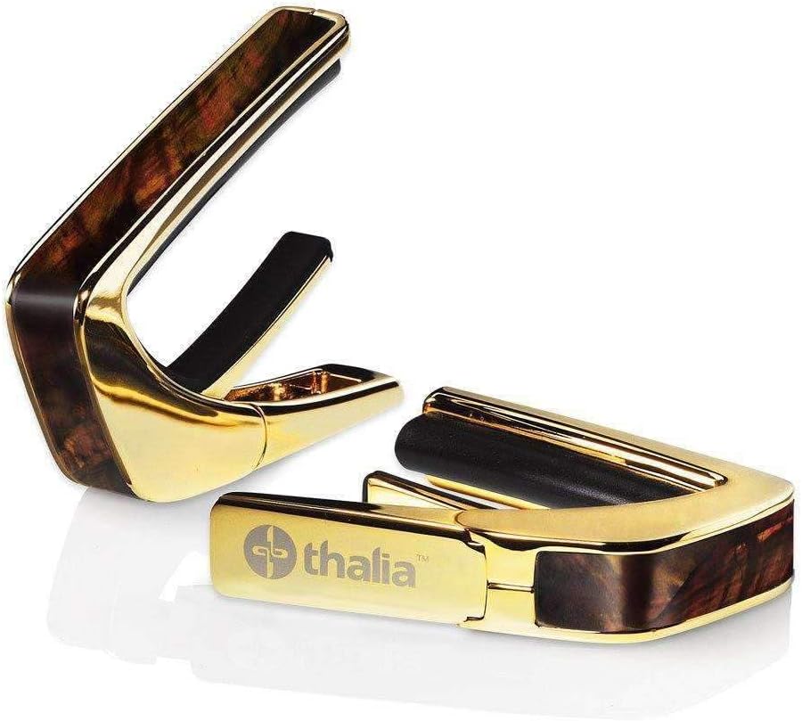 Thalia 24k Gold Finish Premium Guitar Capo - Exotic Series