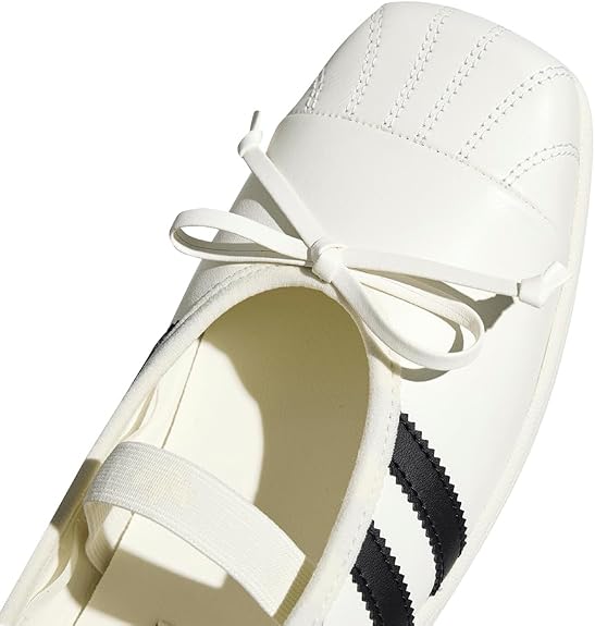 adidas Women's Originals X Jennie Superstar Sq Ballet Flats Casual - White - (Size: 7)