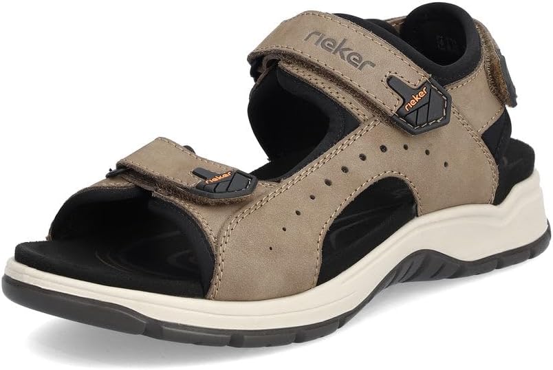 Rieker Claas 51 Men's Brown/Terra/Schwarz Hiking Sandals (Size: US 10 - EUR 43)